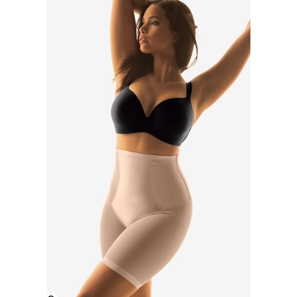 Woman Within Secret Shaper Shapewear Bottoms 4X High Rise Power Firm Control Tan - Picture 3 of 10